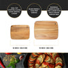 Thyme & Table Acacia Wood Cutting Board, 2 Piece Set EasyOptionXY LLC