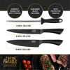 Thyme & Table Knife Set, 13-Piece Kitchen Slim Block Stainless Steel Knife Set EasyOptionXY LLC