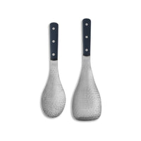 Thyme & Table 2-Piece Hammered Metal Turner & Spoon Set EasyOptionXY LLC