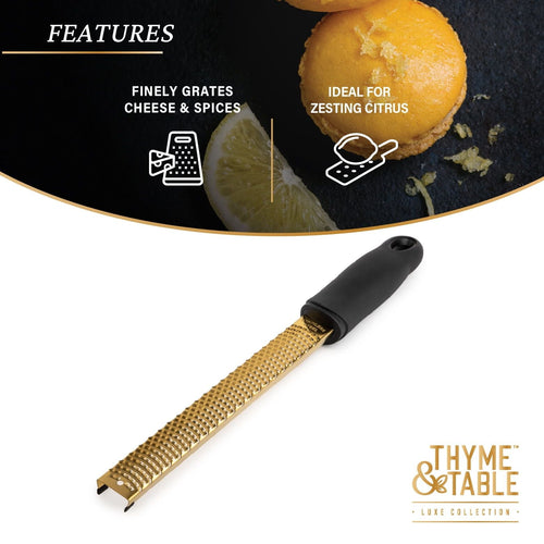 Thyme & Table Stainless Steel Fine Grater & Zester EasyOptionXY LLC