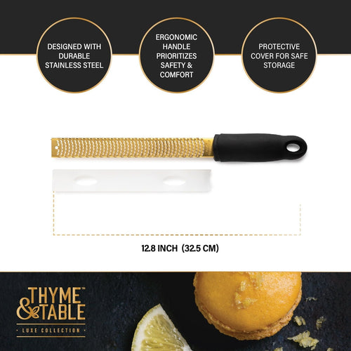 Thyme & Table Stainless Steel Fine Grater & Zester EasyOptionXY LLC