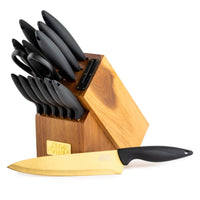 Thyme & Table 15-Piece Knife Block Set EasyOptionXY LLC