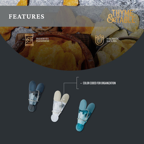 Thyme & Table 15-Piece Bag Clip Set EasyOptionXY LLC