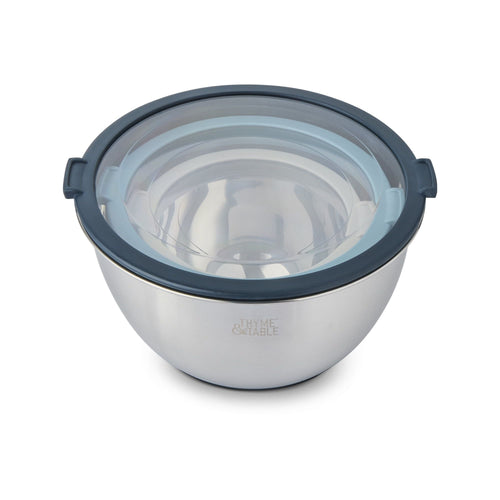 Thyme & Table 6-Piece Mixing Bowl Set with Easy Grip Transparent Lids EasyOptionXY LLC