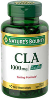 Nature's Bounty CLA Tonalin Softgels; 1000 mg; 50 Count EasyOptionXY LLC