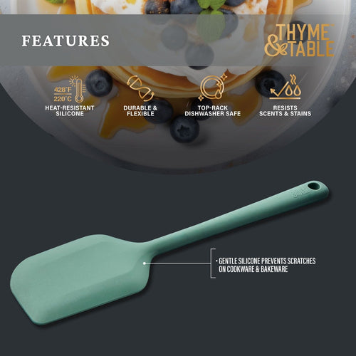 Thyme & Table Silicone Kitchen Spatula, Sage EasyOptionXY LLC