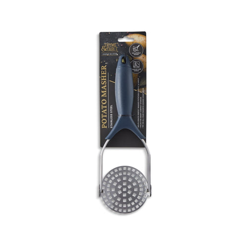 Thyme & Table Stainless Steel Potato Masher, Blue EasyOptionXY LLC