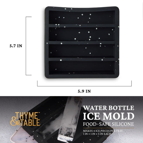 Thyme & Table Silicone Water Bottle Ice Mold EasyOptionXY LLC