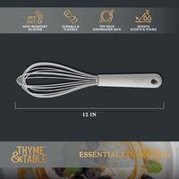 Thyme & Table Silicone Whisk, Gray EasyOptionXY LLC