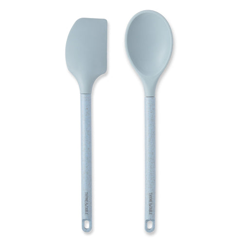 Thyme & Table 2-Piece Spatula & Spoon with Recycled Wheat Fiber Handle EasyOptionXY LLC