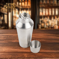 Thyme & Table Stainless Steel Cocktail Shaker EasyOptionXY LLC