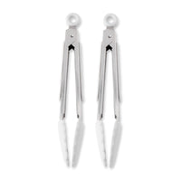 Thyme & Table 2-Pack Silicone Mini Tongs, Gray EasyOptionXY LLC