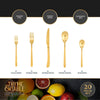 Thyme & Table 20-Piece Royal Stainless Steel Flatware Set, Gold EasyOptionXY LLC