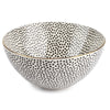 Thyme & Table Stoneware Large Bowl, Dot EasyOptionXY LLC