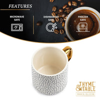 Thyme & Table Stoneware Mug, Dot EasyOptionXY LLC