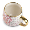 Thyme & Table Stoneware Gold Floral 16oz Coffee Mug EasyOptionXY LLC