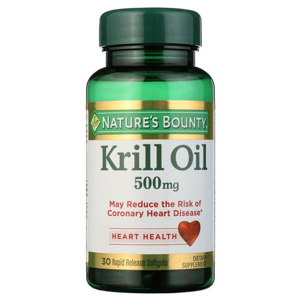 Nature's Bounty Krill Oil Softgels; 500 mg; 30 Count EasyOptionXY LLC