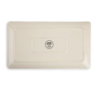 Thyme & Table Stoneware Rectangular Serve Platter, Dot EasyOptionXY LLC