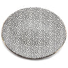 Thyme & Table Dinnerware Black & White Dot Stoneware Round Salad Plate EasyOptionXY LLC