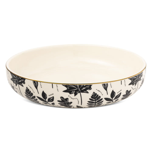 Thyme & Table Harvest 4-Piece Stoneware Round Low Bowl Set EasyOptionXY LLC