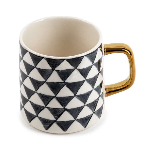 Thyme & Table Stoneware Mug, Medallion EasyOptionXY LLC