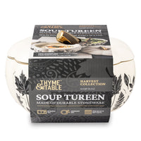 Thyme & Table Harvest 10" 4 Quart Soup Tureen EasyOptionXY LLC