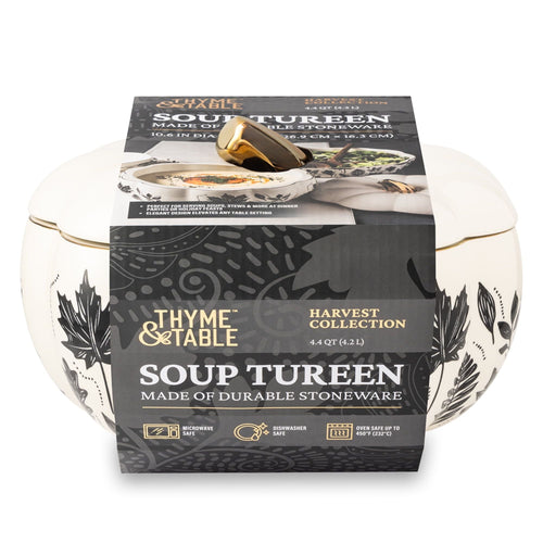 Thyme & Table Harvest 10" 4 Quart Soup Tureen EasyOptionXY LLC