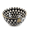 Thyme & Table Dinnerware Black & White Medallion Stoneware Round Bowl EasyOptionXY LLC