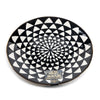 Thyme & Table Dinnerware Black & White Medallion Stoneware Round Salad Plate EasyOptionXY LLC