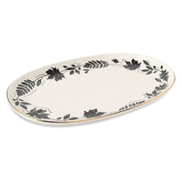 Thyme & Table Harvest 17" Oval Stoneware Serve Platter EasyOptionXY LLC