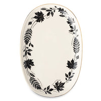 Thyme & Table Harvest 17" Oval Stoneware Serve Platter EasyOptionXY LLC