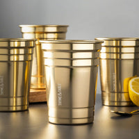 Thyme & Table 4-Pack Gold 17oz Party Cups EasyOptionXY LLC