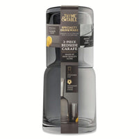 Thyme & Table 2-Piece Bedside Glass Carafe in Smoke Finish EasyOptionXY LLC