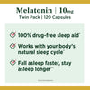 Nature's Bounty Melatonin Sleep Aid Capsules; 10 mg; 60 Count; 2 Pack EasyOptionXY LLC