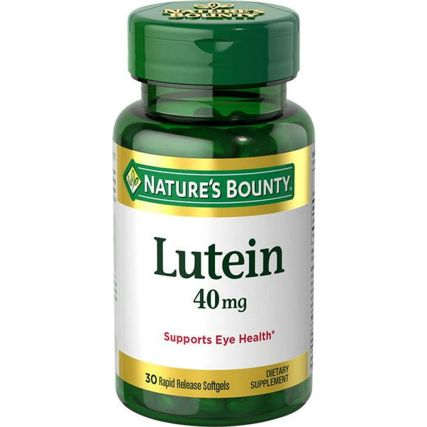 Nature's Bounty Lutein Softgels; Supports Eye Health; 40 mg; 30 Count EasyOptionXY LLC