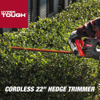 Hyper Tough 20V Max 22-inch Cordless Battery Powered Hedge Trimmer, HT21-401-003-07 EasyOptionXY LLC