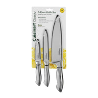 Cuisinart Classic 3pc Stainless Steel Chef Knife Set, CE88SS-3PCS3 EasyOptionXY LLC