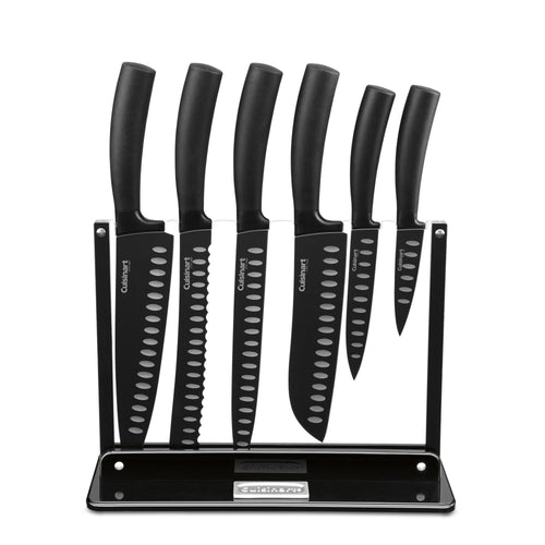Cuisinart C77NS-7P 7-Piece Non-Stick Edge Collection Cutlery Set with Acrylic Stand EasyOptionXY LLC