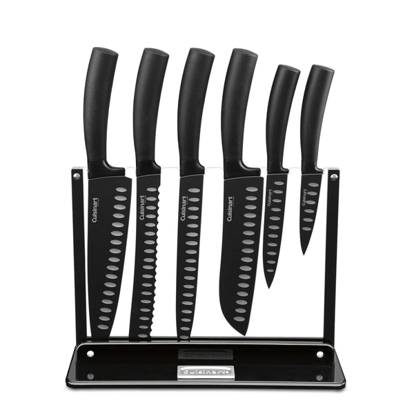 Cuisinart C77NS-7P 7-Piece Non-Stick Edge Collection Cutlery Set with Acrylic Stand EasyOptionXY LLC
