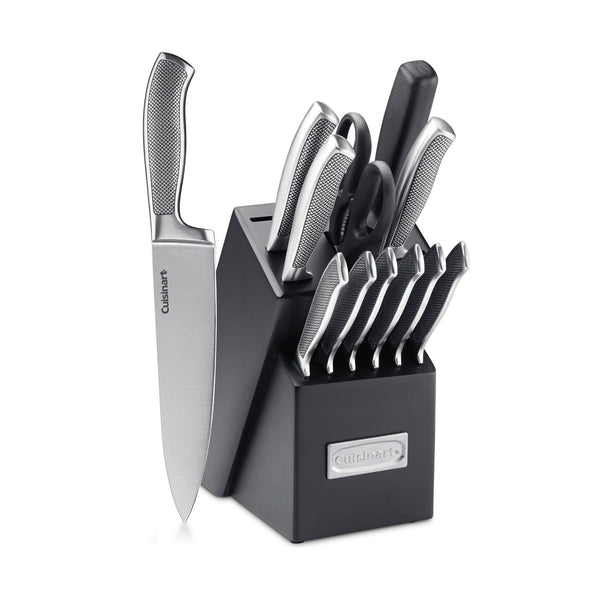 Cuisinart C77SS-13P Graphix Collection 13-Piece Stainless Steel Cutlery Block Set EasyOptionXY LLC