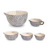 Thyme & Table 5-Piece Ceramic Measuring Bowl Set EasyOptionXY LLC