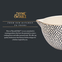 Thyme & Table 5-Piece Ceramic Measuring Bowl Set EasyOptionXY LLC