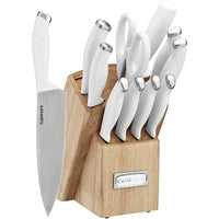Cuisinart C77SSW12P Color Pro Collection 12-Pieces Block Cutlery Set - White EasyOptionXY LLC