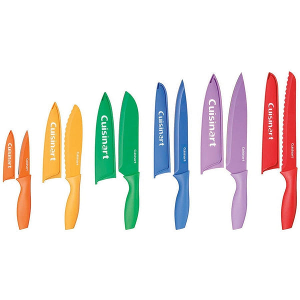 Cuisinart Advantage 12-Piece Color-Coded Professional Stainless Steel Knives EasyOptionXY LLC