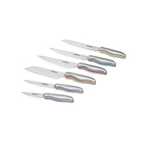 Cuisinart Classic 12-Piece Stainless Steel Color Band Knife Set with Blade Guards, Multicolor EasyOptionXY LLC