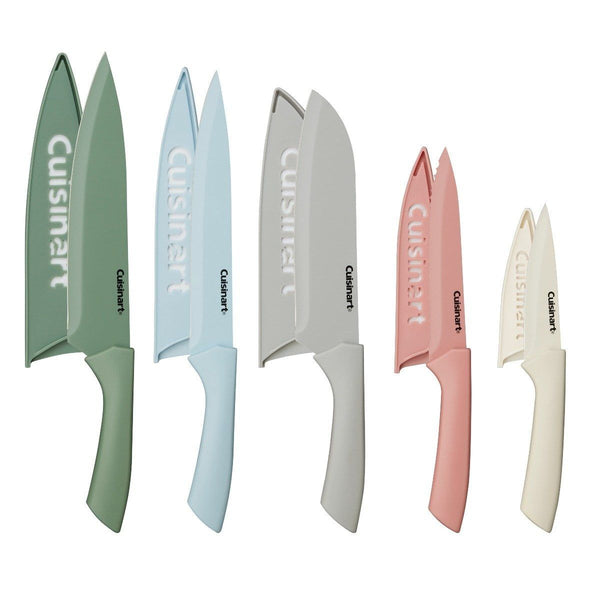 Cuisinart 10-Piece Ceramic Coated Color Knife Set EasyOptionXY LLC