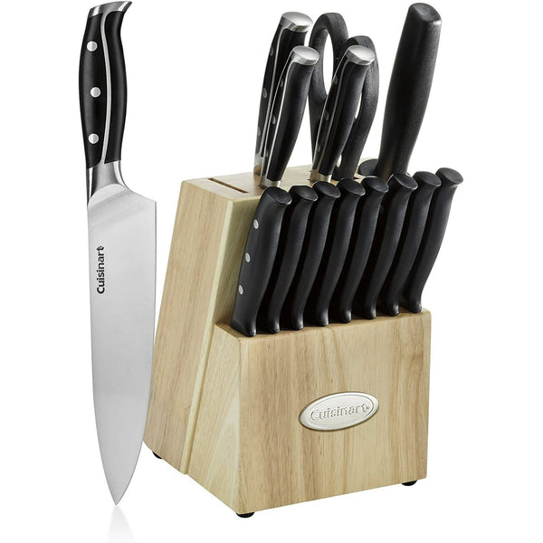 Cuisinart C77TRN-15P Nitrogen Collection 15-Piece Knife Block Set, Black EasyOptionXY LLC