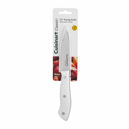 Cuisinart Classic 3.5" White Triple Rivet Paring Knife, CEW3R-3PR3 EasyOptionXY LLC