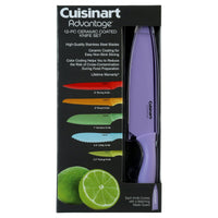 Cuisinart C55-12PCER1 12pc Ceramic Coated Color Knife Set with Blade Guards EasyOptionXY LLC