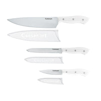Cuisinart Classic 3pc White Triple Rivet 3pc Chef Knife Set, CEW3R-3PCS3 EasyOptionXY LLC